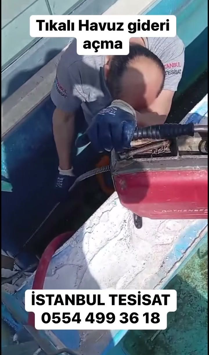 Bakırköy Şenlikköy Mahallesi Makine ile Tıkanıklık Açan Tesisatçı Desteği
